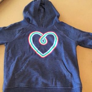 Girls Cat & Jack hooded sweatshirt. Size M 7/8